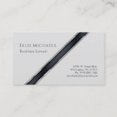 Gray/Charcoal Corporate Visitenkarte (Rückseite)