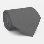 Gray, charcoal gray solid color krawatte (Gerollt)