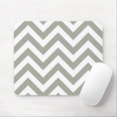 Gray Chevrons Zig Zag Muster Mousepad (Mit Mouse)