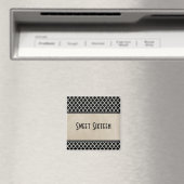 Gray Chic Quarto Sweet 16 Magnet (In Situ (Geschirrspüler))