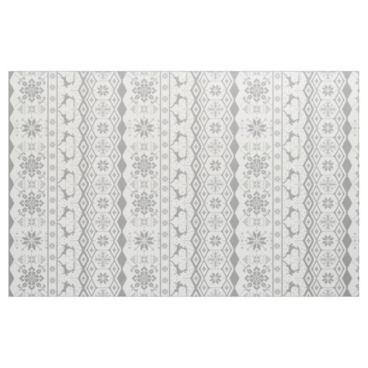 Gray Christmas Strickpullover Stoff (Yard (91,4 cm))