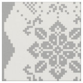 Gray Christmas Strickpullover Stoff (Nahaufnahme)