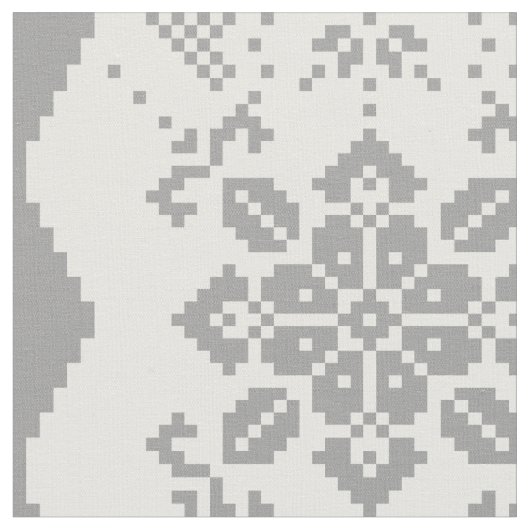 Gray Christmas Strickpullover Stoff (Nahaufnahme)
