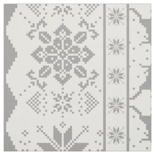Gray Christmas Strickpullover Stoff