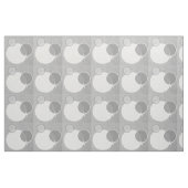 Gray Circle Pattern Stoff (Yard (91,4 cm))