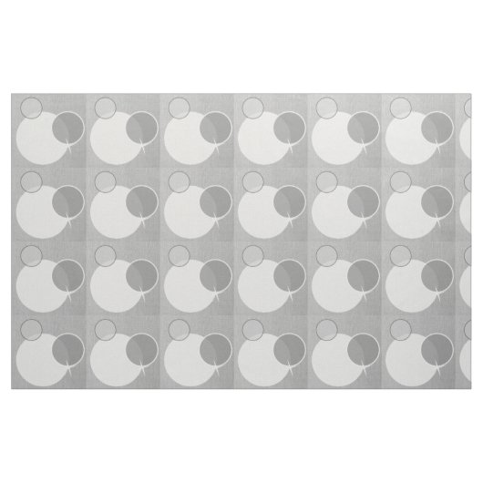 Gray Circle Pattern Stoff (Yard (91,4 cm))