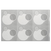 Gray Circle Pattern Stoff (Fat Quarter (45,7 x 55,9 cm))