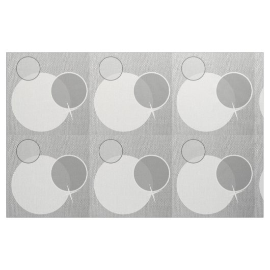 Gray Circle Pattern Stoff (Fat Quarter (45,7 x 55,9 cm))