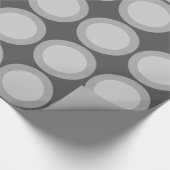 Gray Circles Geschenkpapier (Ecke)
