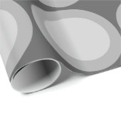 Gray Circles Geschenkpapier (Rolleneckpunkt)