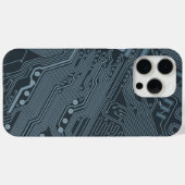 Gray Circuit Board Case-Mate iPhone Hülle (Rückseite (Horizontal))