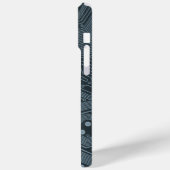 Gray Circuit Board Case-Mate iPhone Hülle (Rückseite / Links)