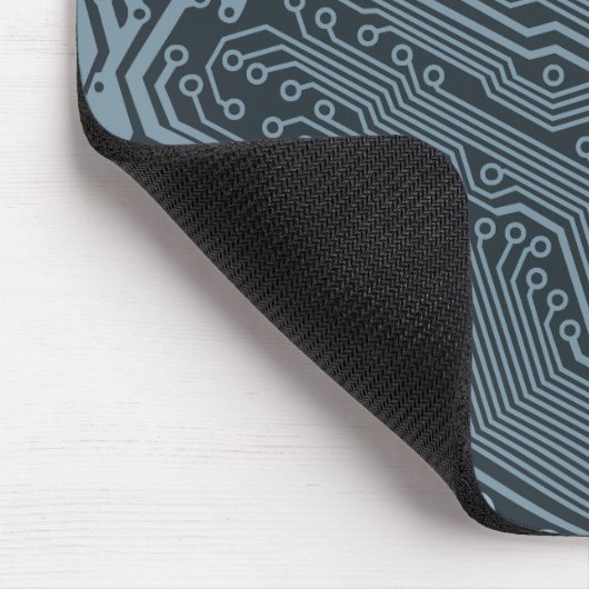 Gray Circuit Board Mousepad (Ecke)