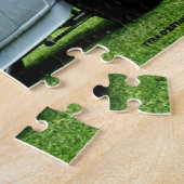 Gray Classic Roadster Antik Car Puzzle (Seite)