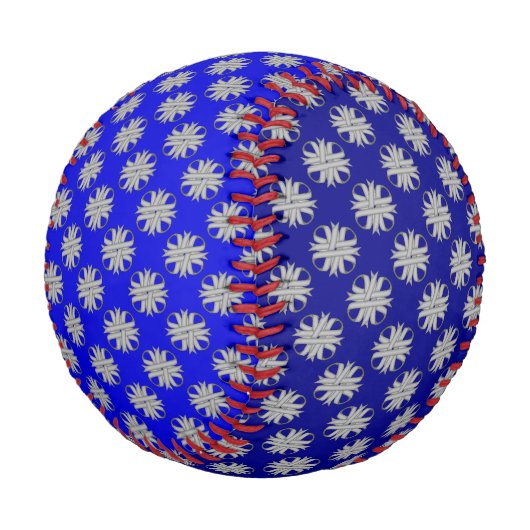 Gray Clover Ribbon von Kenneth Yoncich Baseball (Schrägansicht)