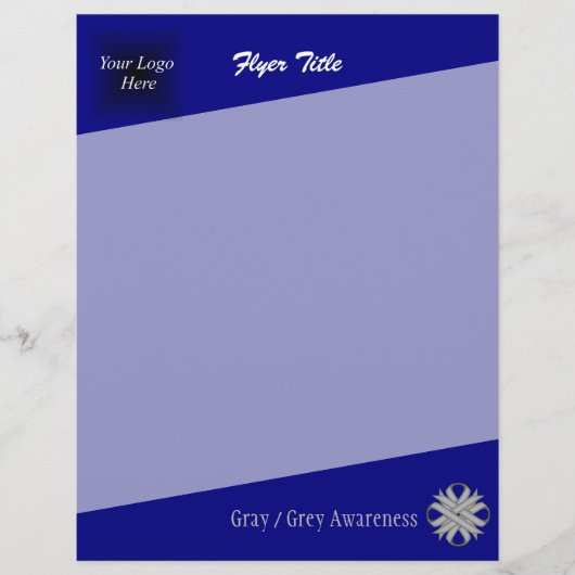 Gray Clover Ribbon von Kenneth Yoncich Flyer (Vorne)