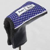 Gray Clover Ribbon von Kenneth Yoncich Golf Headcover (3/4 Vorderseite)