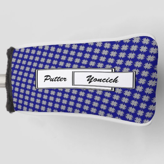 Gray Clover Ribbon von Kenneth Yoncich Golf Headcover (Vorderseite)