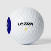 Gray Clover Ribbon von Kenneth Yoncich Golfball (Logo)