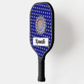 Gray Clover Ribbon von Kenneth Yoncich Pickleball Schläger (Links)