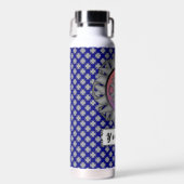 Gray Clover Ribbon von Kenneth Yoncich Trinkflasche (Vorne)