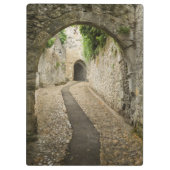 Gray Cobblestone Street, Frankreich Klemmbrett (Rückseite)