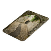 Gray Cobblestone Street, Frankreich Magnet (Linke Seite)