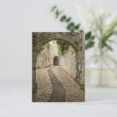 Gray Cobblestone Street, Frankreich Postkarte (Stehend Vorderseite)