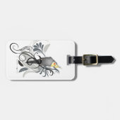 Gray Cockatiel Gepäckanhänger (Vorderseite horizontal)