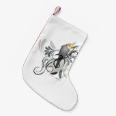 Gray Cockatiel Kleiner Weihnachtsstrumpf (Vorderansicht (hängend))