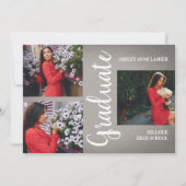 Gray Collage Drei Foto Abschluss Textur (Vorderseite)