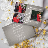 Gray Collage Drei Foto Abschluss Textur