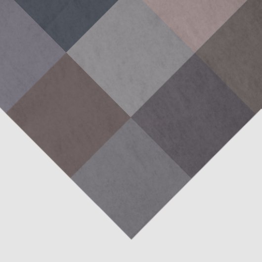 Gray Color Checkerboard Seidenpapier (Detail)