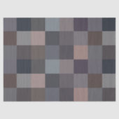 Gray Color Checkerboard Seidenpapier (Vorderseite)