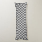 Gray Combination Classic Checkerboard von STaylor Seitenschläferkissen (Rückseite (Vertikal))