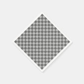 Gray Combination Classic Checkerboard von STaylor Serviette (Ecke)