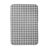 Gray Combination Diamond Pattern von Shirley Taylo Badematte (Vorderseite Vertikal)