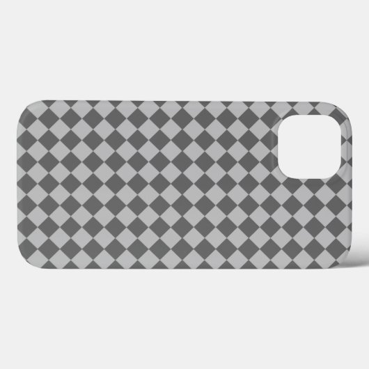 Gray Combination Diamond Pattern von Shirley Taylo Case-Mate iPhone Hülle (Rückseite (Horizontal))