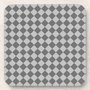 Gray Combination Diamond Pattern von Shirley Taylo Getränkeuntersetzer