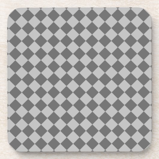 Gray Combination Diamond Pattern von Shirley Taylo Getränkeuntersetzer (Vorderseite)