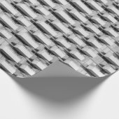 Gray concrete building geschenkpapier (Ecke)