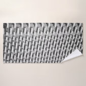 GRAY CONCRETE GEBÄUDE BADEHANDTUCH (Badehandtuch)