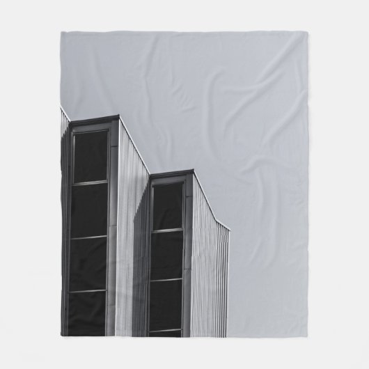 GRAY CONCRETE GEBÄUDE FLEECEDECKE (Vorderseite)