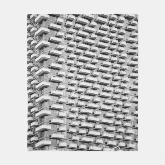 GRAY CONCRETE GEBÄUDE FLEECEDECKE (Vorderseite)