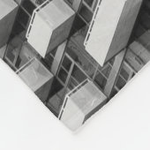 GRAY CONCRETE GEBÄUDE FLEECEDECKE (Ecke)