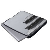 GRAY CONCRETE GEBÄUDE LAPTOPSCHUTZHÜLLE (Vorne Knopf)