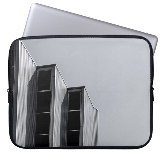 GRAY CONCRETE GEBÄUDE LAPTOPSCHUTZHÜLLE (Vorderseite)