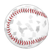 Gray Confetti Baseball (Vorderseite Links)
