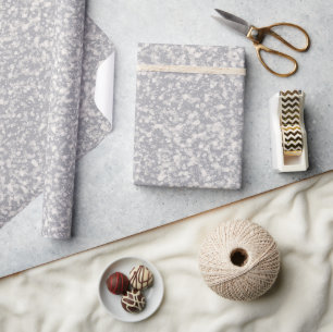 Gray Cool Chic Elegante Highlights Minimalistisch Geschenkpapier