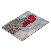 Gray Country Rooster Notizblock (Linke Seite)